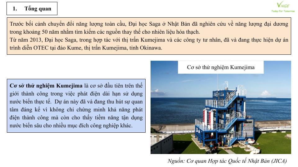 Dự án Nhiệt năng Đại đương (OTEC) của Nhật Bản: Bước tiến Quan trọng trong Công nghệ Năng lượng Biển   