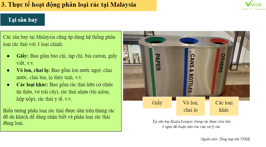 Hoạt động phân loại rác tại Malaysia 