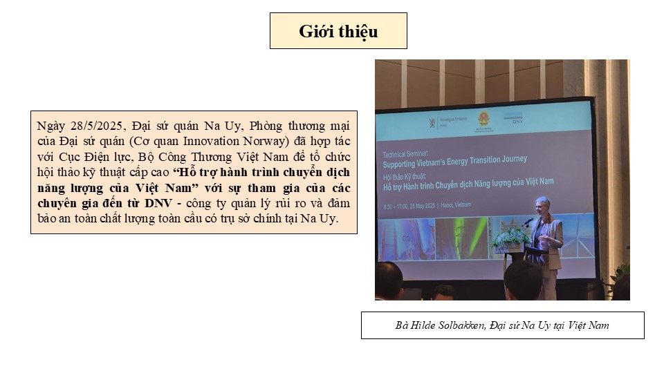 Hỗ trợ Hành trình Chuyển dịch Năng lượng của Việt Nam 